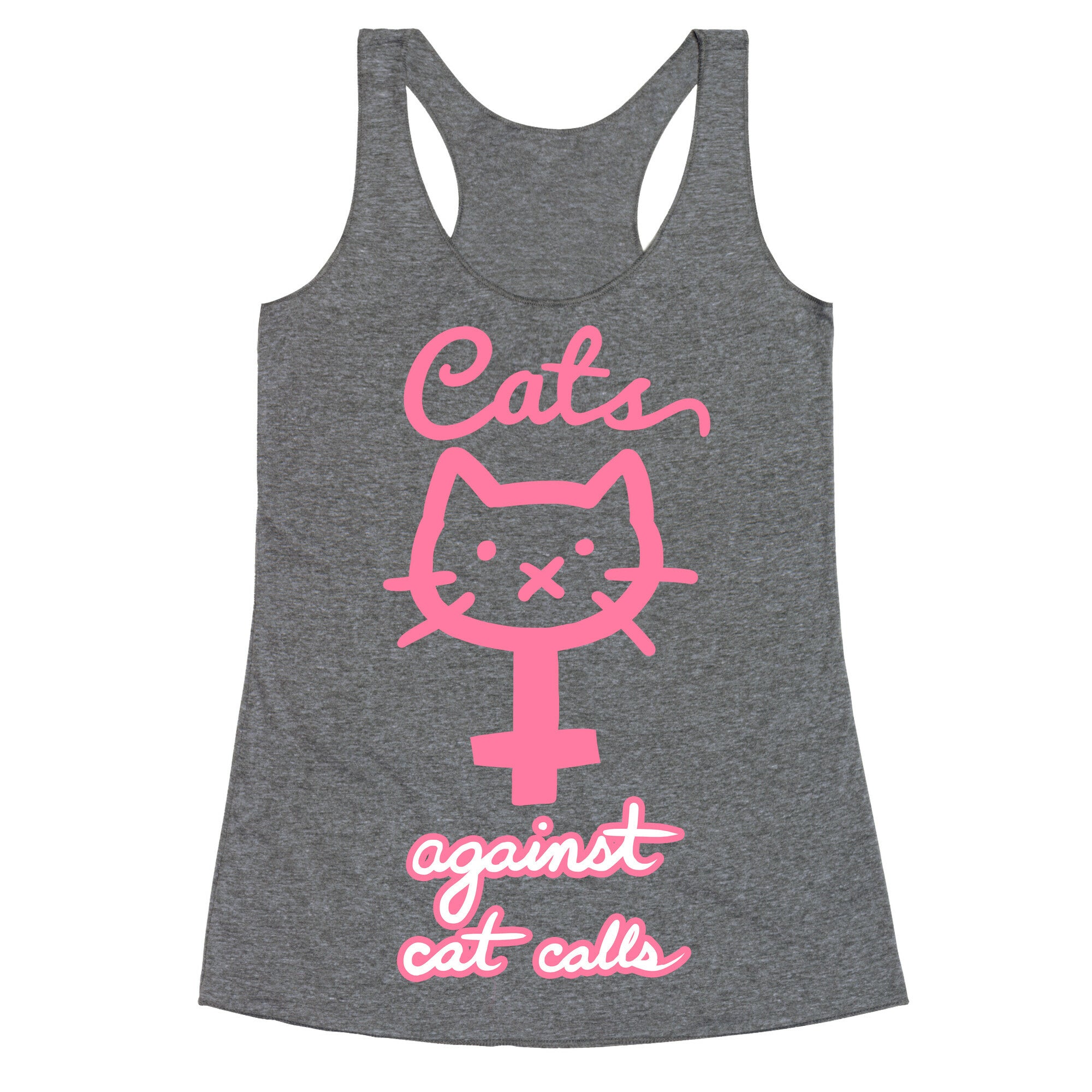 Cats Against Cat Calls Racerback Tank